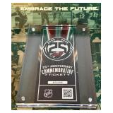 Minnesota Wild 25th Year Commemorative Ticket In Elaborate Box - Hockey - Limited Edition Only 6,500 Made