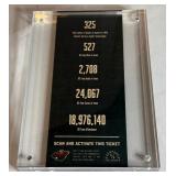 Minnesota Wild 25th Year Commemorative Ticket In Elaborate Box - Hockey - Limited Edition Only 6,500 Made