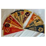 Vintage NFL Mini-Pennant Set of 13 Including Minnesota Vikings