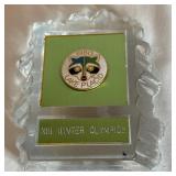 1980 Olympics Lake Placid Paper Weight - Miracle on Ice Year