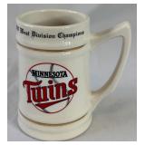 Minnesota Twins 1987 Division Champions Beer Stein Mug