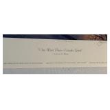 Herb Brooks Signed "One Last Pass - Canada Geese" 1987 Meger Print