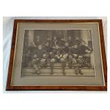 1907 Original Prep School Football Photo - Framed