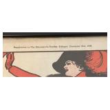 1909 Vintage University of Minnesota Rouser Newspaper from Sunday Tribune Framed