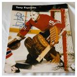 Tony Esposito Signed Hockey Photo - #1