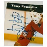 Tony Esposito Signed Hockey Photo - #1