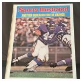 Chuck Foreman Framed Sports Illustrated Magazine Print - Minnesota Vikings Football