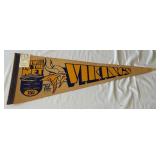 Minnesota Vikings Vintage Football Pennant w/ 1981 Schedule