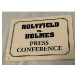Evander Holyfield vs. Larry Holes Press Conference Pass