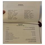 Lou Brock Signed 1981 Lou Brock Award Program