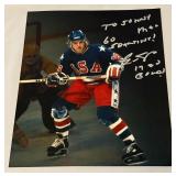 Eric Strobel Signed 8x10" Hockey Photo