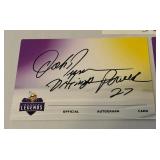 (3) Minnesota Vikings Signed Cards - Voigt, Kleinsasser and Unknown