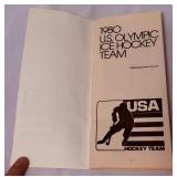 1980 US Olympic Hockey Team Official Guide Book