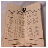 1980 US Olympic Hockey Team Official Guide Book
