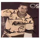 Ted Lindsay Signed Photo - Detroit Red Wings Hockey Hall of Famer