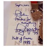 Tony Esposito Signed Hockey Photo - #1