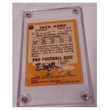 Jack Kemp 1967 Topps #24 Vintage Football Card