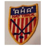 Vintage AHA Hat Trick Hockey Patch