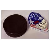Yeam USA Hockey Puck and Mini Goalie Mask Bottle Opener