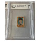 The Beatles 1964 Hallmark Stamp Set ALL GRADED 10 GEM MINT! Rare Premiere Edition  - John, Paul, Ringo, George - RARE!
