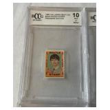 The Beatles 1964 Hallmark Stamp Set ALL GRADED 10 GEM MINT! Rare Premiere Edition  - John, Paul, Ringo, George - RARE!