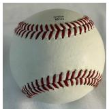 Bob Feller Signed with COA Rawlings Official League Ball - Faded Signature