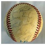 1984 Minnesota Twins Team Signed Baseball - Oliva, Viola, Hrbek, Laudner, Brunansky, Kelly, Gaetti, Smalley, 29 total autots (no Puckett)