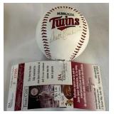 Scott Erickson Signed Minnesita Twins Baseball with JSA COA