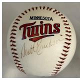 Scott Erickson Signed Minnesita Twins Baseball with JSA COA