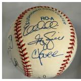 1997 Minnesota Twins Team Signed Baseball - Knoblauch, Aguilera, Kelly, Guardado, Swindell, Steinbach, 17 total autos