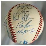 1997 Minnesota Twins Team Signed Baseball - Knoblauch, Aguilera, Kelly, Guardado, Swindell, Steinbach, 17 total autos