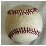 Glen Perkins Game Used / Pitched Baseball With MLB COA Rawlings OMLB Selig Ball - Minnesota Twins