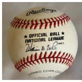 Donn Clendenon Signed Baseball Rawlings ONLB White Ball