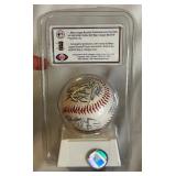 1995 Minnesota Twins Central Division Champions Stamped Auto Baseaball - New