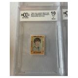 The Beatles 1964 Hallmark Stamp Set ALL GRADED 10 GEM MINT! Rare Premiere Edition  - John, Paul, Ringo, George - RARE!