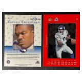 2-Card Randall Cunningham Minnesota Vikings Insert NFL Football Card Lot