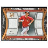 2022 Museum Collection Max Kepler Quadruple Game-Used Jersey MLB Minnesota Twins Baseball Card 12/75 No. SPPPQR-MK