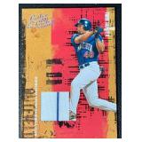 2005 Donruss Torii Hunter Game-Used Jersey MLB Minnesota Twins Baseball Card 004/250 No. 130