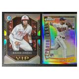 2-Card Minnesota Twins Superstar Insert MLB Baseball Card Lot
