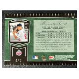 2004 Certified Jason Bartlett Minnesota Twins MLB Rookie Baseball Card Green 4/5 No. 273