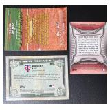3-Card Minnesota Twins Insert MLB Baseball Card Lot