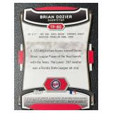 Brian Dozier 2012 Bowman Platinum "Top Prospects" 20/25 Minnesota Twins Rookie Baseball Card No. TP-BD