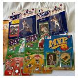Baseball Lot of Starting Lineups (Rose and Schmidt) Plus Action Marbles,  and Murphy MVP Pin Set