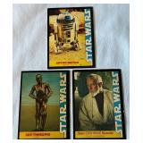1977 Star Wars 3-Card Vintage Lot