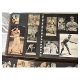 (3) HUGE Vintage Baseball Newspaper Albums Including Clippings from Stars - Babe Ruth, Lou Gherig, Joe DiMaggio, Willie Mays and More