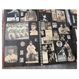 (3) HUGE Vintage Baseball Newspaper Albums Including Clippings from Stars - Babe Ruth, Lou Gherig, Joe DiMaggio, Willie Mays and More