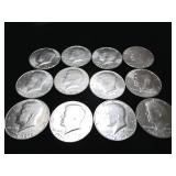12 Kennedy Bicentennial Half Dollars