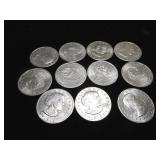 11 Susan B Anthony Dollars