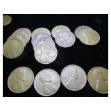 25 Lincoln Wheat Pennies