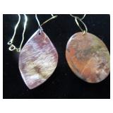 Two Jasper Pendants